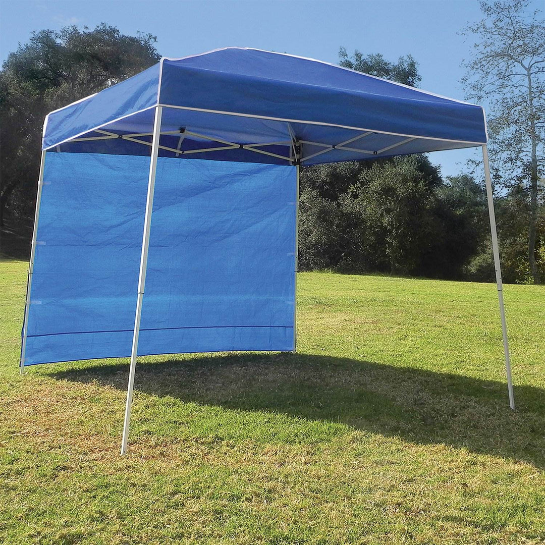 Z-Shade 10' x 10' Instant Canopy Tent Sidewall Accessory Only, Blue (4 Pack)