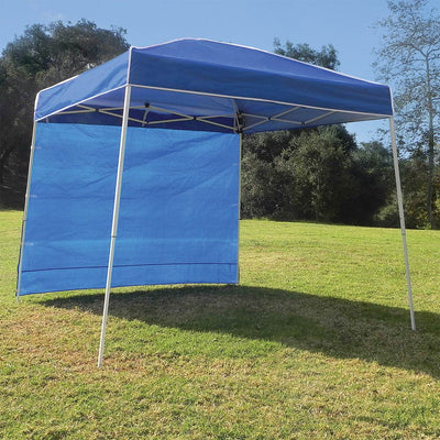 Z-Shade 10' x 10' Instant Canopy Tent Sidewall Accessory Only, Blue (4 Pack) - VMInnovations