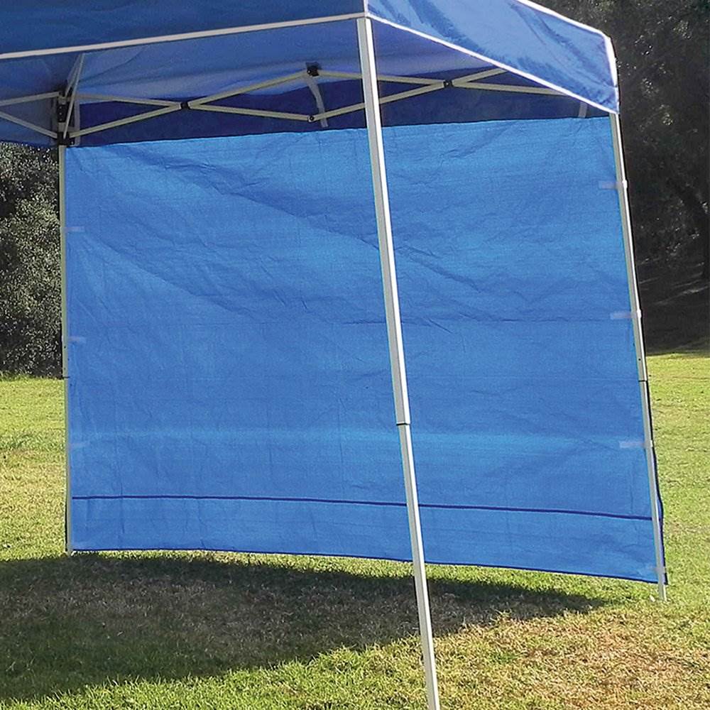 Z-Shade 10' x 10' Instant Canopy Tent Sidewall Accessory Only, Blue (4 Pack)