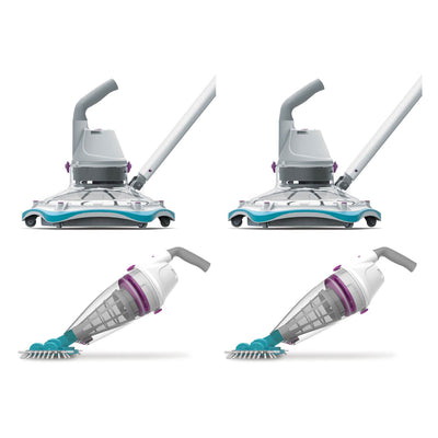 Kokido EV85CBX Telsa 85 Rechargeable Handheld Electric Pool Vacuum Set (2 Pack)