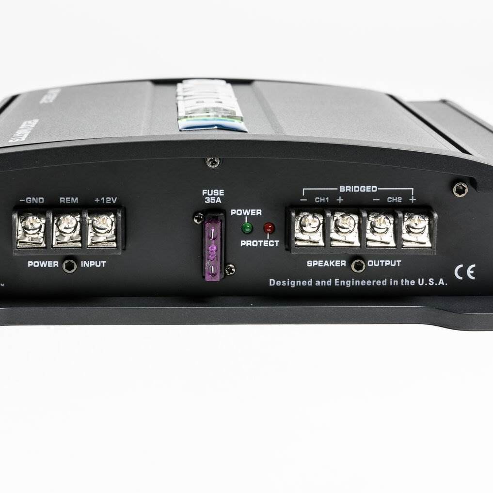 Autotek Mean Machine 1200W 2 Channel Bridgeable Amplifier Car Audio Amp (2 Pack)
