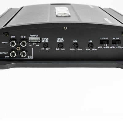 Autotek Mean Machine 2500W 2 Channel Bridgeable Amplifier Car Audio Amp (2 Pack)