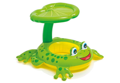 Intex 56584EP Froggy Friend Shade Canopy Baby Kiddie Pool Floating Raft (6 Pack)