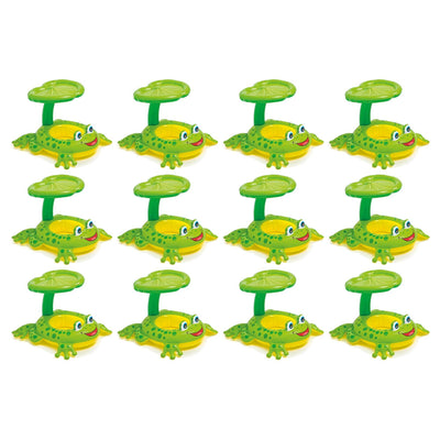 Intex 56584EP Froggy Friend Shade Canopy Baby Kiddie Floating Raft (12 Pack)