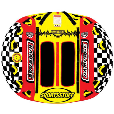 Airhead SPORTSSTUFF Half Pipe Rampage Inflatable Double Rider Towable (2 Pack)