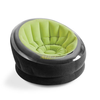 Intex Empire Inflatable Blow Up Lounge Chair for Adults, Lime Green (Used)