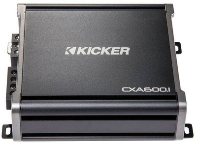 Kicker 43CXA6001 600 Watt RMS Monoblock Amp One Channel Power Amplifier (2 Pack)
