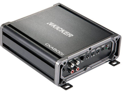 Kicker 43CXA6001 600 Watt RMS Monoblock Amp One Channel Power Amplifier (2 Pack)