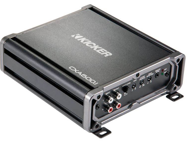 Kicker 43CXA6001 600 Watt RMS Monoblock Amp One Channel Power Amplifier (2 Pack)