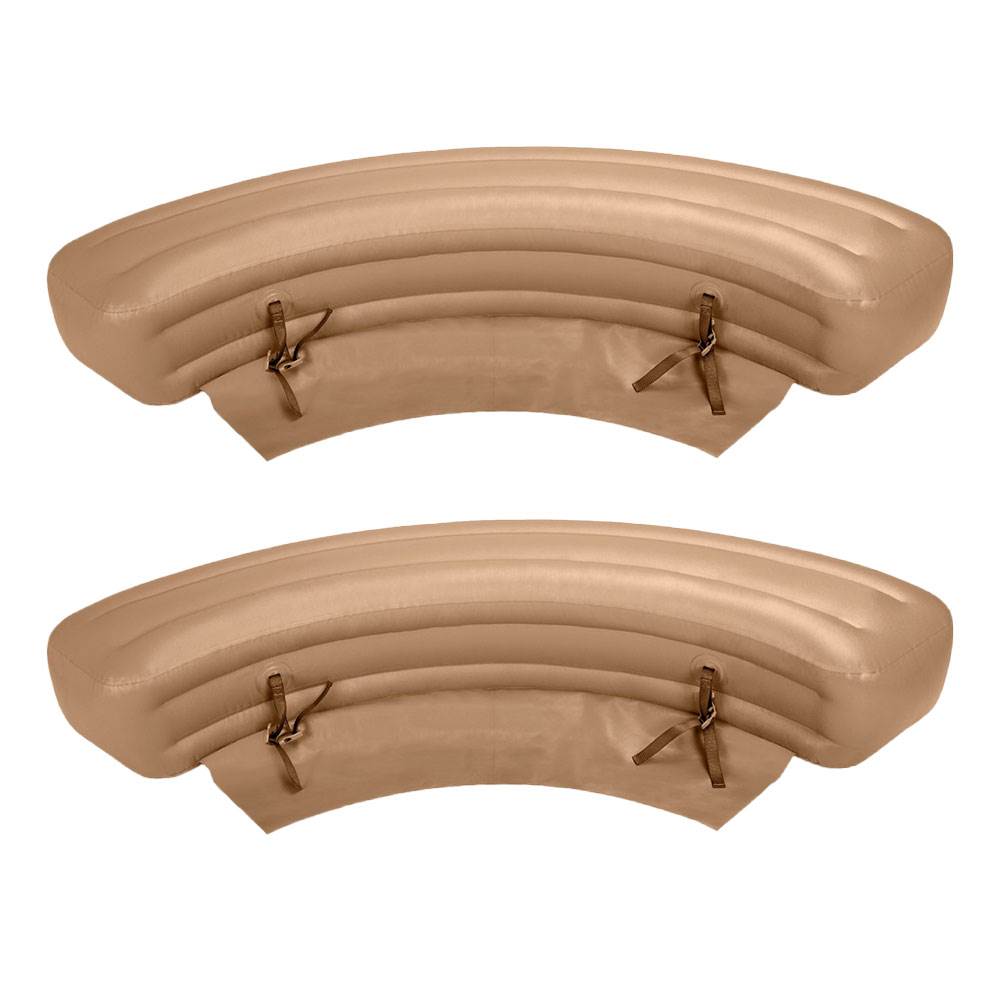 Intex PureSpa Inflatable Bench Add-On Accessory, Beige (2 Pack)