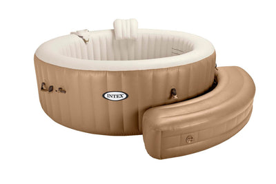 Intex PureSpa Inflatable Bench Add-On Accessory, Beige (2 Pack)