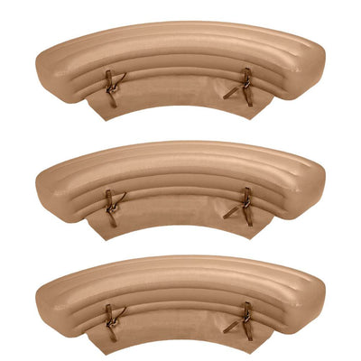Intex PureSpa Inflatable Bench Add-On Accessory, Beige (3 Pack)