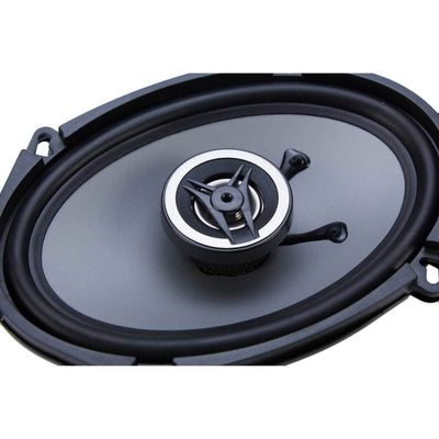 Crunch 250W Full Range 2 Way Coaxial Car Audio 5x7 by 6x8" Speaker (12 Pack) - VMInnovations