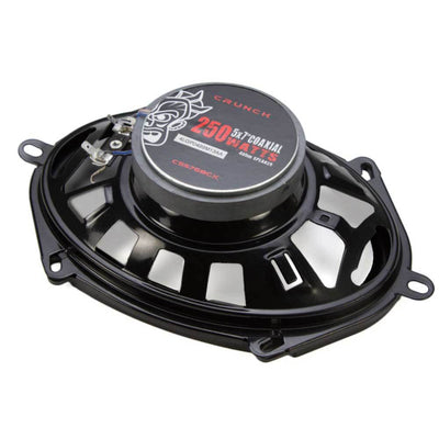 Crunch 250W Full Range 2 Way Coaxial Car Audio 5x7 by 6x8" Speaker (12 Pack) - VMInnovations