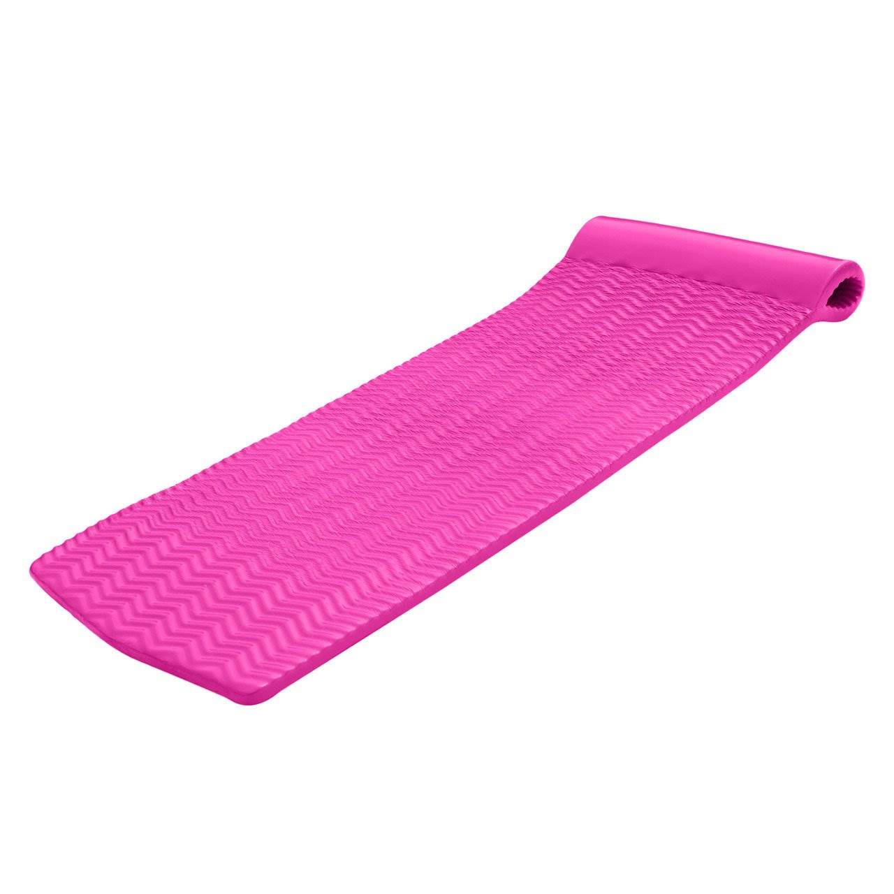 Texas Recreation Serenity 70 In. Foam Lounger Pool Float, Flamingo Pink (2 Pack)