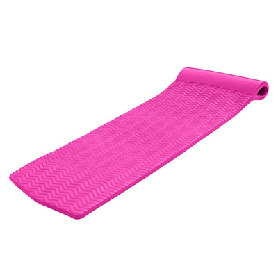 Texas Recreation Serenity 70 In. Foam Lounger Pool Float, Flamingo Pink (2 Pack)