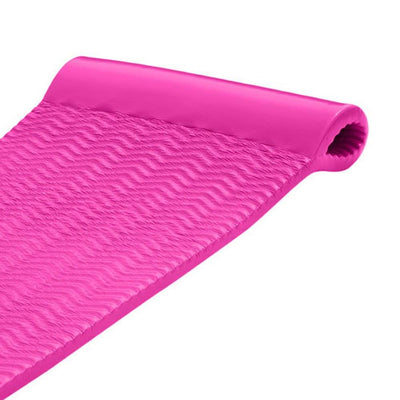 Texas Recreation Serenity 70 In. Foam Lounger Pool Float, Flamingo Pink (2 Pack)
