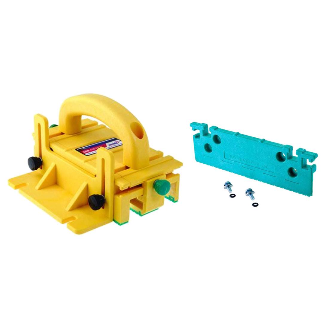Microjig GR100 Woodworking Table Saw 3 Directional 3D Pushblock w/ 1/8-Inch Leg