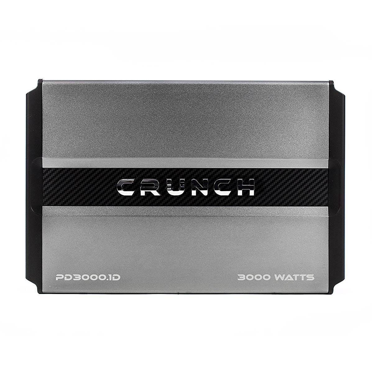Crunch Power Drive 3000W Max Monoblock Class D Car Audio Amplifier (2 Pack)