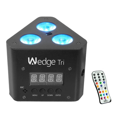 Chauvet DJ Transport Bag (2 Pack) & DJ Wedge Light Effect w/ Remote (2 Pack)
