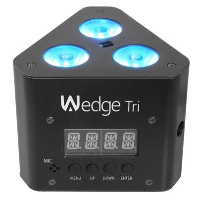 Chauvet DJ Transport Bag (2 Pack) & DJ Wedge Light Effect w/ Remote (2 Pack)