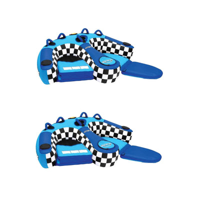 SPORTSSTUFF Chariot Duo Double Rider Lake Boat Towable Tube (2 Pack)