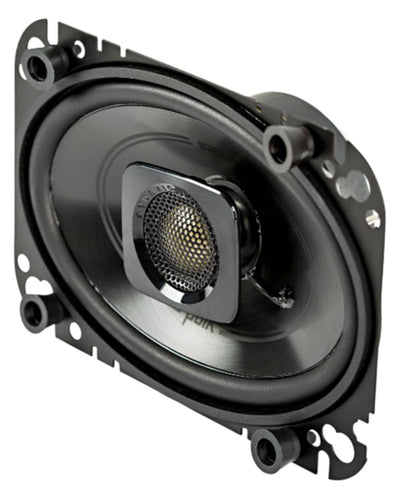 Polk Audio 4x6" 150W 2-Way Car/Marine Coaxial Speakers Stereo Black (4 Pack)