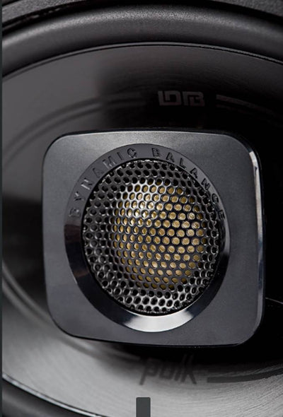Polk Audio 4x6" 150W 2-Way Car/Marine Coaxial Speakers Stereo Black (4 Pack)