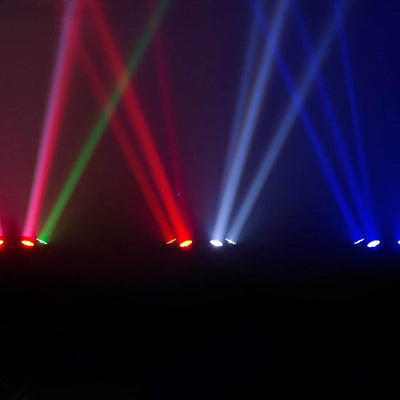 Chauvet DJ Helicopter Q6 Rotating Multi Beam & Lighting Effect (2 Pack)