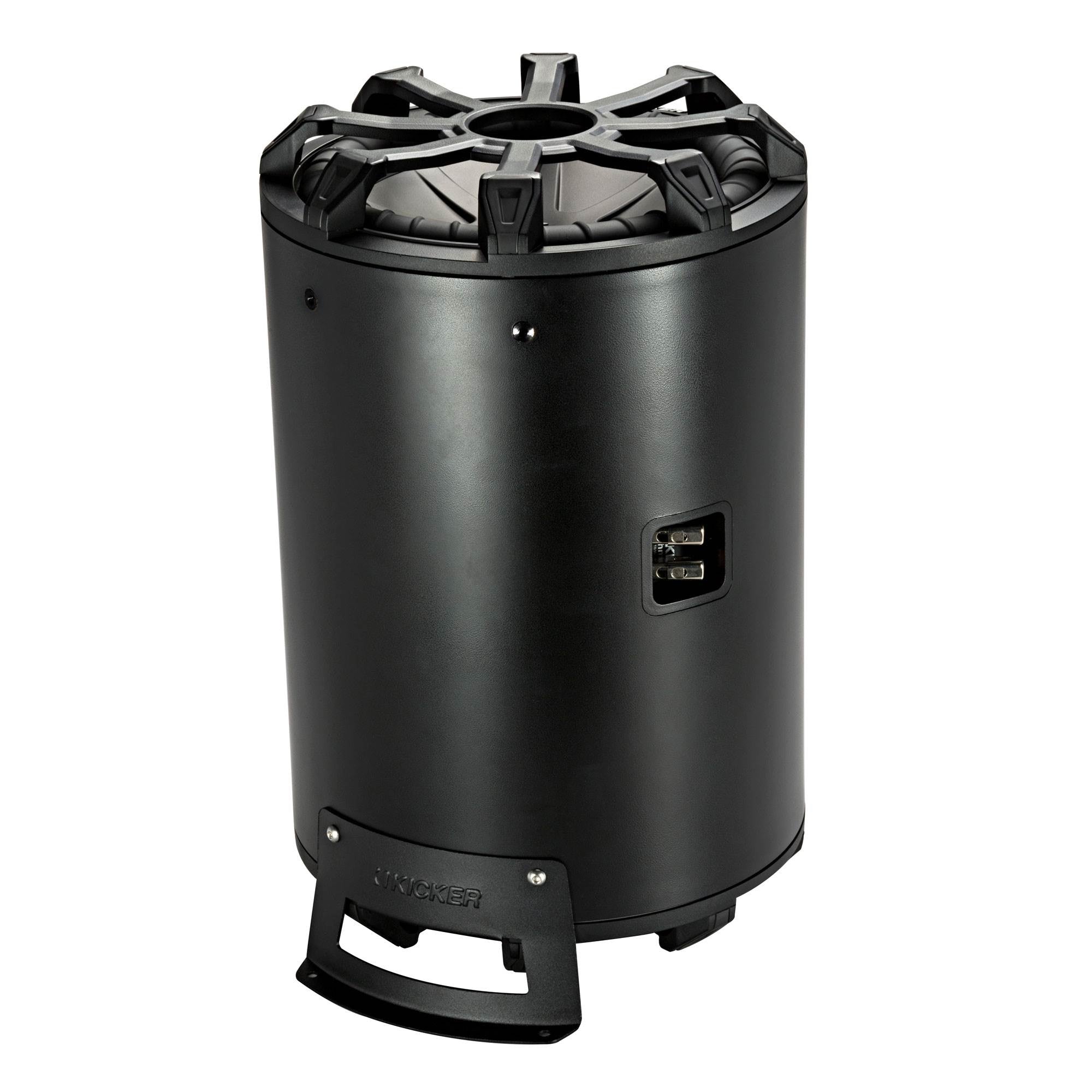 Kicker 10 Inch 800 Watt Max 2 Ohm Enclosed Tube Reflex CompR Subwoofer (2 Pack)