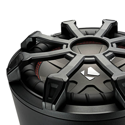 Kicker 10 Inch 800 Watt Max 2 Ohm Enclosed Tube Reflex CompR Subwoofer (2 Pack)