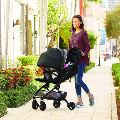 Graco Jetsetter One Hand Ultra Compact Quick Connect Compatible Stroller, Rhett