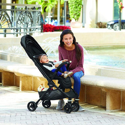 Graco Jetsetter One Hand Ultra Compact Quick Connect Compatible Stroller, Rhett