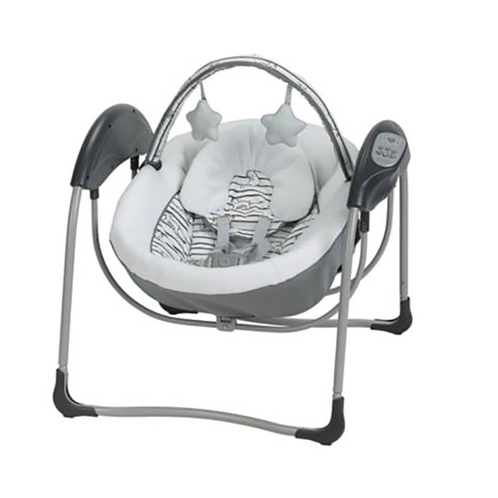 Graco Glider Lite LX 6 Speed Gliding Swing w/ Music & Sounds, Ripley (Open Box)