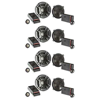 Polk Audio 5.25" 300W 2 Way Car/Marine ATV Stereo Component Speakers (8 Items)