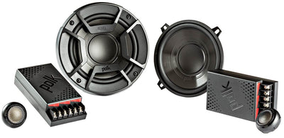 Polk Audio 5.25" 300W 2 Way Car/Marine ATV Stereo Component Speakers (8 Items)