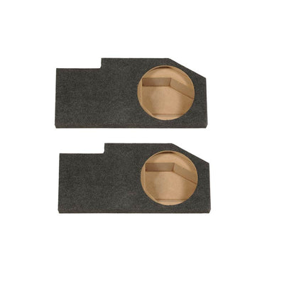 Q Power Single 12" Subwoofer Enclosure for Dodge Quad Trucks 2002-2016 (2 Pack)
