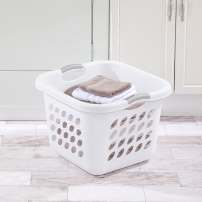 Sterilite 12178006 Ultra Square Laundry Basket with Titanium Inserts (Open Box)