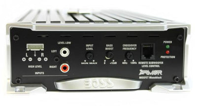 Boss Audio Armor 2500W MONO AB Car Amplifier Power Amp Mosfet + Remote (2 Pack)