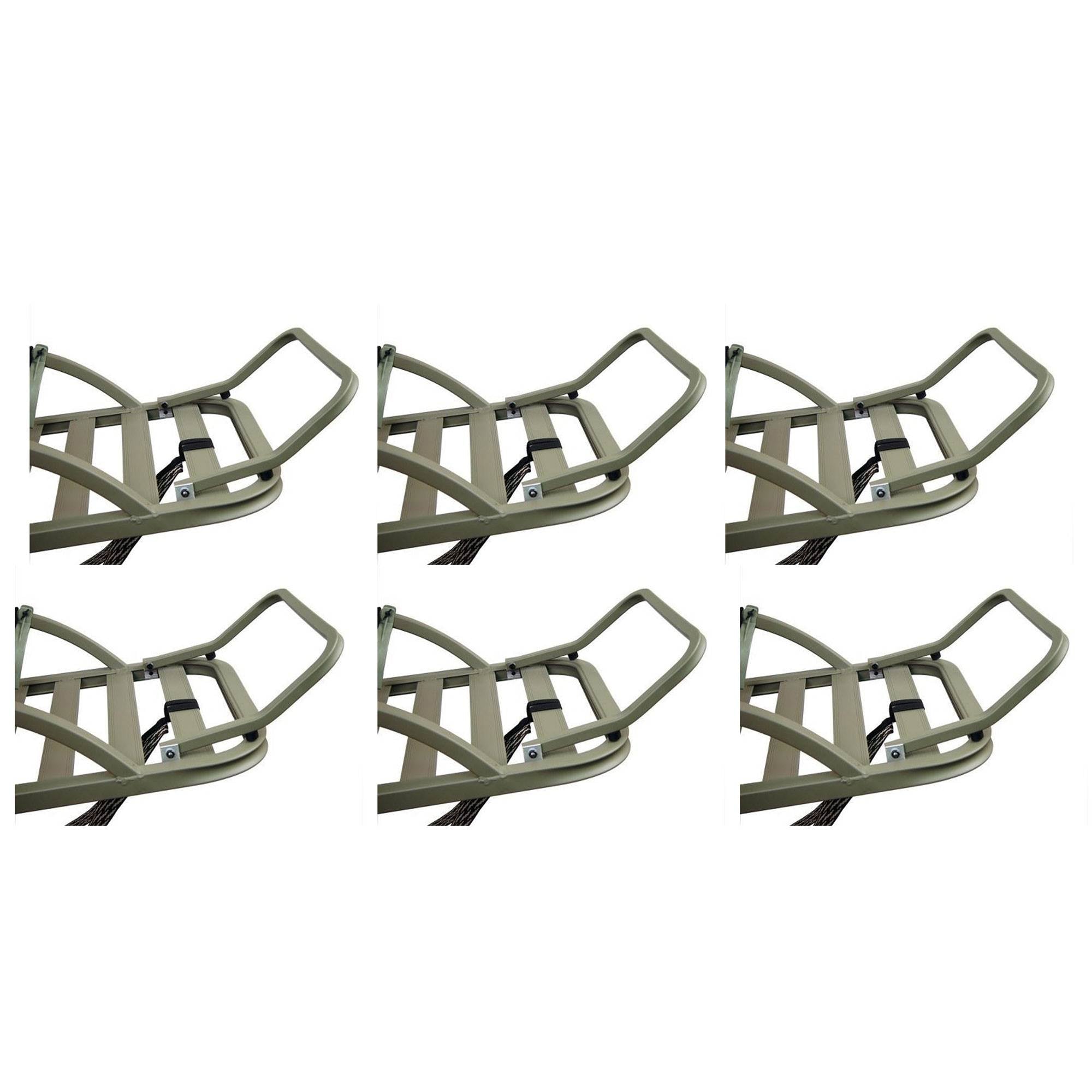 SUMMIT 4 & 5 Channel Aluminum Climbing Treestand Platform Footrest Kit (6 Pack)