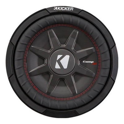 Kicker CompRT Single 12 Inch 1000W Max Dual 2 Ohm Shallow Car Subwoofer (4 Pack)