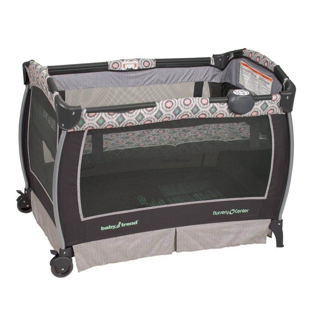Baby Trend Deluxe Crib Haven Portable Deluxe Nursery Playard, Artisan (2 Pack)