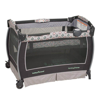 Baby Trend Deluxe Crib Haven Portable Deluxe Nursery Playard, Artisan (2 Pack)
