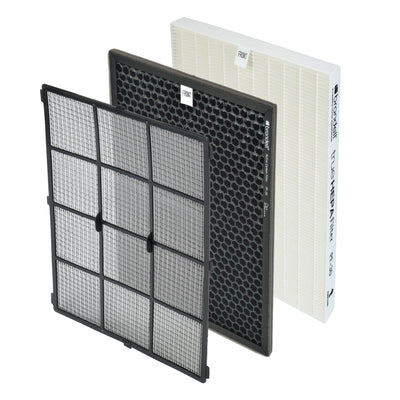 Brondell O2+ Balance True 3 Stage Carbon Filtration Air Purifier, Black (2 Pk)