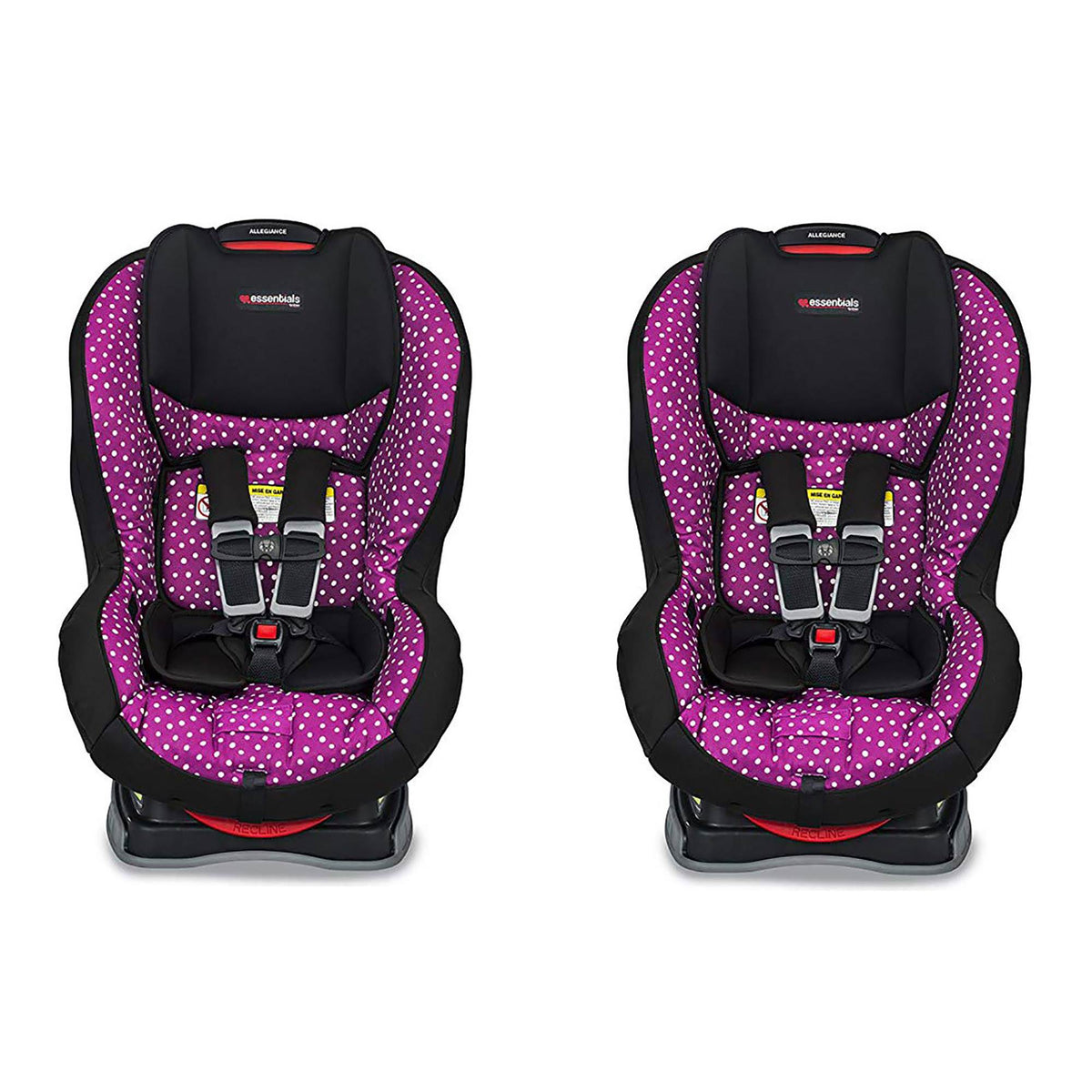Britax Allegiance Rear Forward Facing Convertible Child Safety Car Seat (2 Pack)