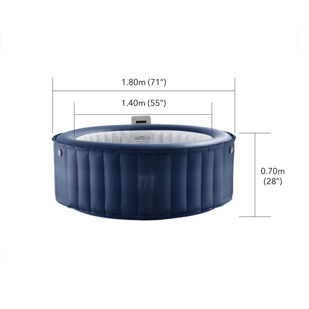 MSpa Baikal Inflatable Hot Tub Jacuzzi Hydromassage Jet Outdoor Spa (2 Pack)