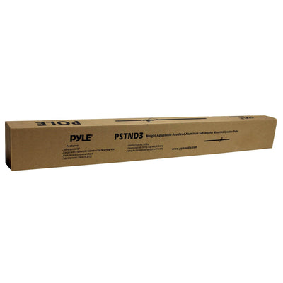 Pyle 58-Inch Adjustable Anodized Aluminum Speaker Mounted Speaker Pole (8 Pack)