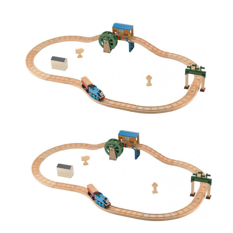 Fisher Price Thomas and Friends Steaming Around Sodor Wood Railyard Set (2 Pack)