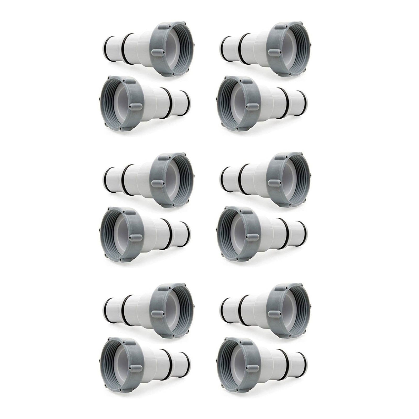 Intex Replacement Hose Adapter A w/ Collar for Connection Pumps (Pair) (6 Pack) - VMInnovations