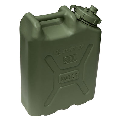 Scepter BPA Durable 5 Gallon 20 Liter Portable Water Storage Container (4 Pack) - VMInnovations